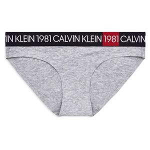 Calvin Klein šedé dámské kalhotky - L (20)